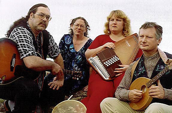 L-R: Steve Lacey, Dawn Lacey, Moira Cameron & Steve Goff (Photo by Lucy Pelletier 2005)