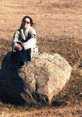 Dawn, the Prairie Poet.  Photo taken by Steve Lacey